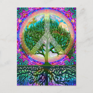 Tree of Life Peace Postcard