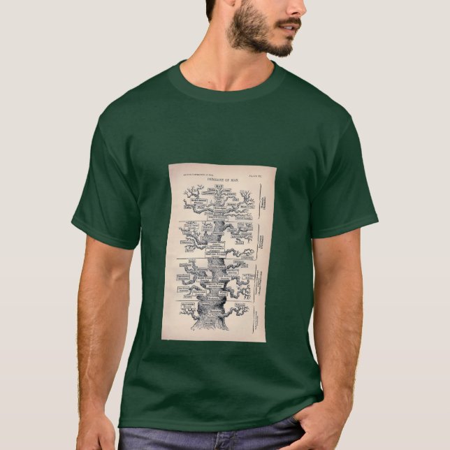 Tree Of Life / Pedigree Of Man T-Shirt (Front)