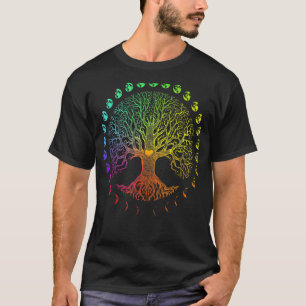 Tree Of Life Phases Of The Moon T-Shirt