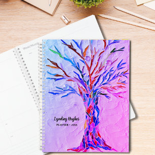 Tree Of Life Rainbow Colours Custom  Planner
