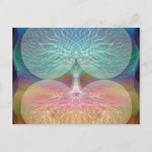 Tree of Life Rainbow Hearts Postcard