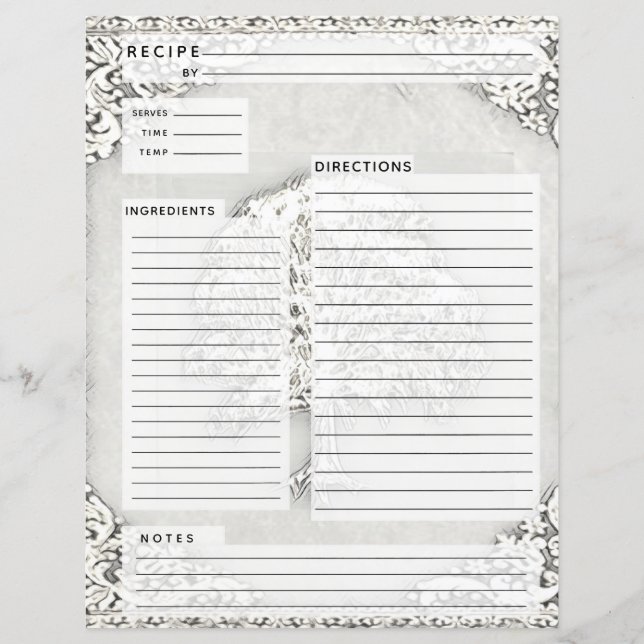 Tree of Life Recipe Insert (Front)