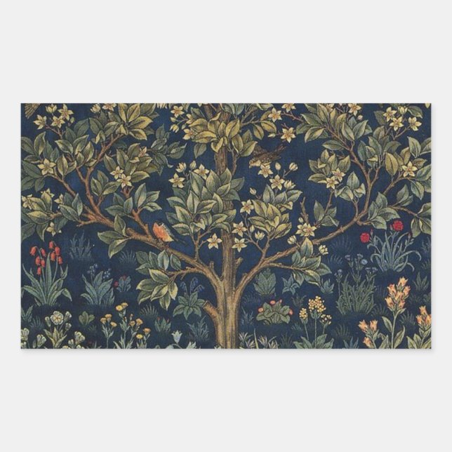 Tree of Life Rectangular Sticker (Front)