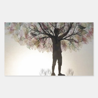 Tree of Life Rectangular Sticker