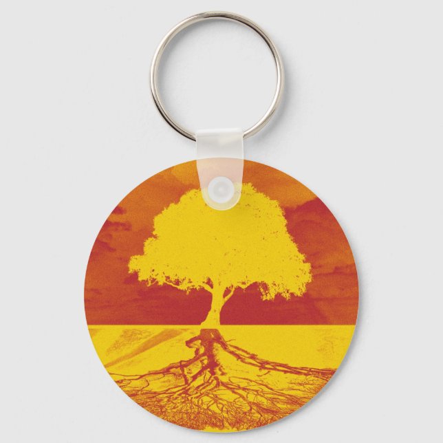 Tree of Life Relaxation Key Ring (Front)