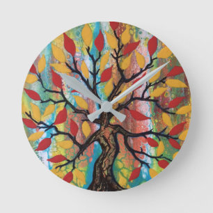 Tree of Life Round Clock