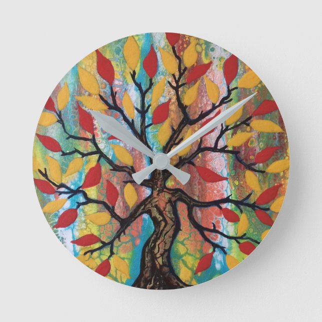 Tree of Life Round Clock (Front)