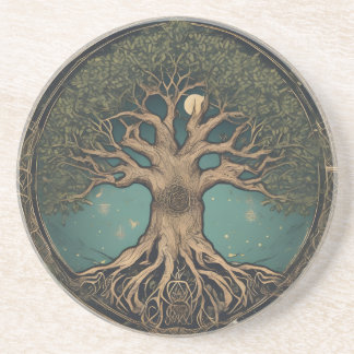 Tree of Life Sandstone Coaster