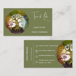 Tree of Life   Seasons Business Card