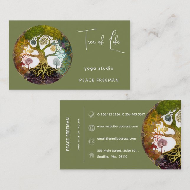 Tree of Life | Seasons Business Card (Front/Back)
