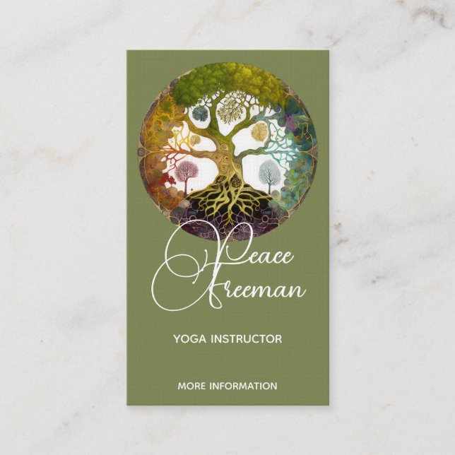 Tree of Life | Seasons Business Card (Front)