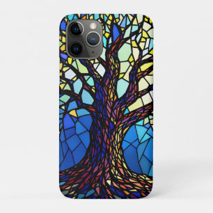 Tree of Life Shattered Glass Mosaic iPhone 11 Pro Case