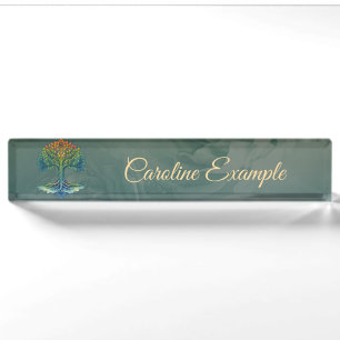 Tree of Life Shifting Dawn Nameplate