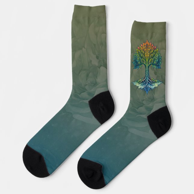 Tree of Life Shifting Dawn  Socks (Left)