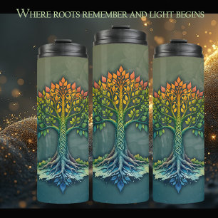 Tree of Life Shifting Dawn  Thermal Tumbler
