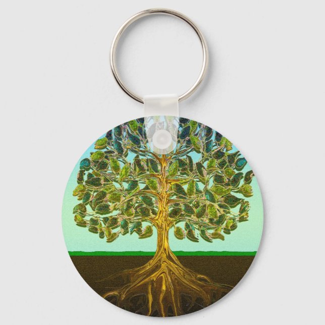 Tree of Life Simple Pleasures of Life Key Ring (Front)