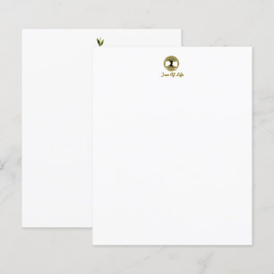Tree Of Life Simple Stationery Paper