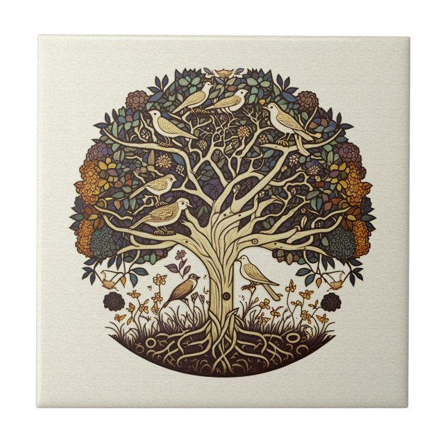 Tree of Life, Songbirds Tile (Front)