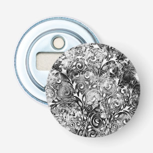 Tree Of Life - Spirals Leaves Grunge Style 1 Bottle Opener