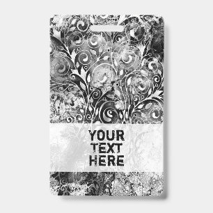 Tree Of Life - Spirals Leaves Grunge Style 1 ID Badge