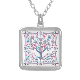Tree of Life Spiritual Nature Silver Plated Necklace