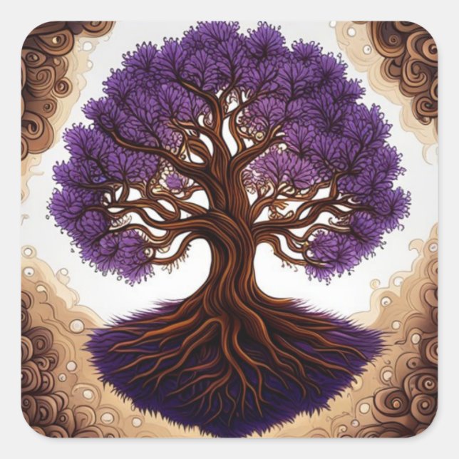 Tree of Life  Square Sticker (Front)