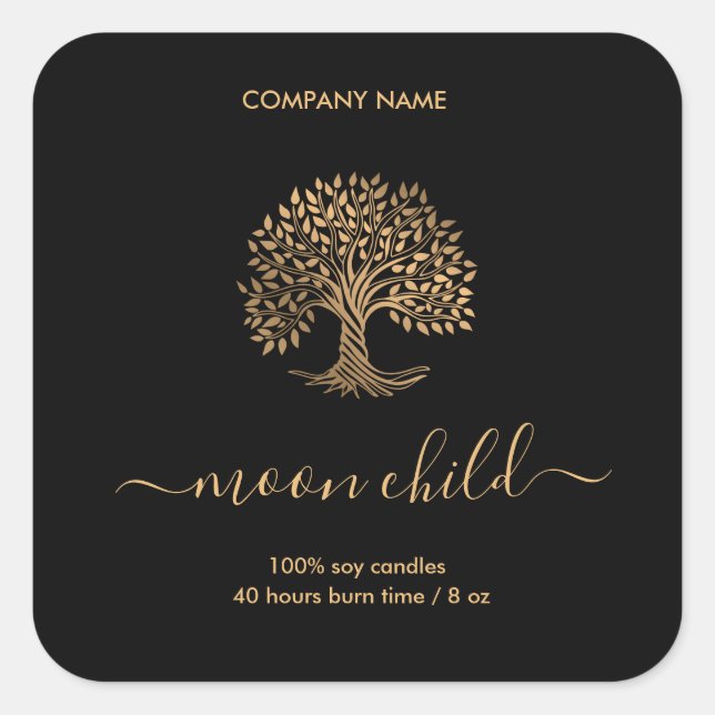 Tree of Life Square Sticker (Front)