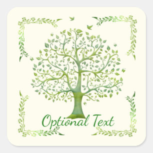 Tree of Life Square Sticker