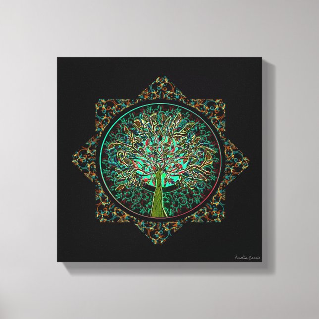 Tree of Life Star Canvas Print (Front)