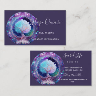 Tree of Life   Starry Night Business Card