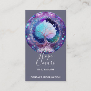 Tree of Life   Starry Night Business Card