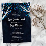 Tree of Life Stars Watercolor Bat Bar Mitzvah Invitation<br><div class="desc">Perfect card to announce a bat mitzvah, bar mitzvah or other Jewish celebration! Hand made art for you! FULLY CUSTOMIZABLE! Click on “Personalise” above to edit the text.. Click "edit using design tool" to adjust the fonts, colours and placements and to delete the back side watercolor design if you prefer....</div>