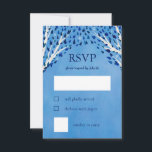 Tree of Life Stars Watercolor Bat Bar Mitzvah RSVP Card<br><div class="desc">Perfect response card for a bat mitzvah, bar mitzvah or other Jewish celebration! Hand made art for you! FULLY CUSTOMIZABLE! Click on “Personalise” above to edit the text.. Click "edit using design tool" to adjust the fonts, colours and placements, box sizes, add your own text, and to delete the back...</div>