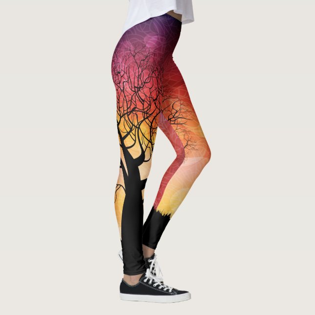 Tree of Life Sunset Leggings (Right)