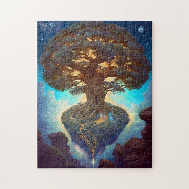 Tree Of Life Surreal Nature Art Jigsaw Puzzle (Vertical)