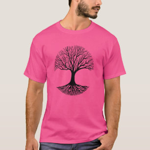 Tree Of Life Symbol Fractal Yoga Meditation Men Wo T-Shirt