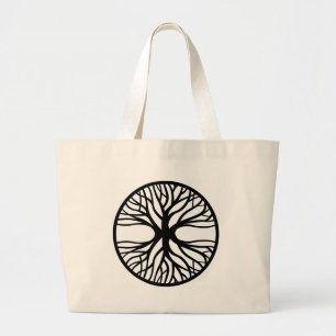 Tree Of Life Tattoo Large Tote Bag