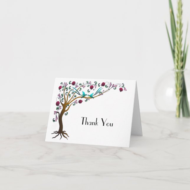 tree of life - Thank You Card (Front)