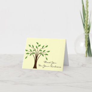 Tree of Life Thank You For Your Kindness Card