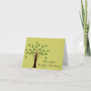 Tree of Life Thank You For Your Kindness Custom Card