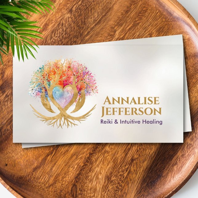 Tree of life - The Healer's Embrace Business Card (Creator Uploaded)