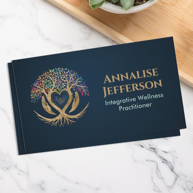 Tree of life - The Healer's Embrace Business Card (Creator Uploaded)