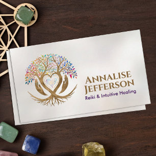 Tree of life - The Healer's Embrace Business Card