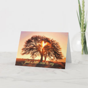 Tree of Life Thinking of You Cute Card