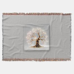 Tree of Life Throw Blanket – Soft Symbolic Comfort