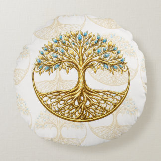 Tree of life throw decorative pillow
