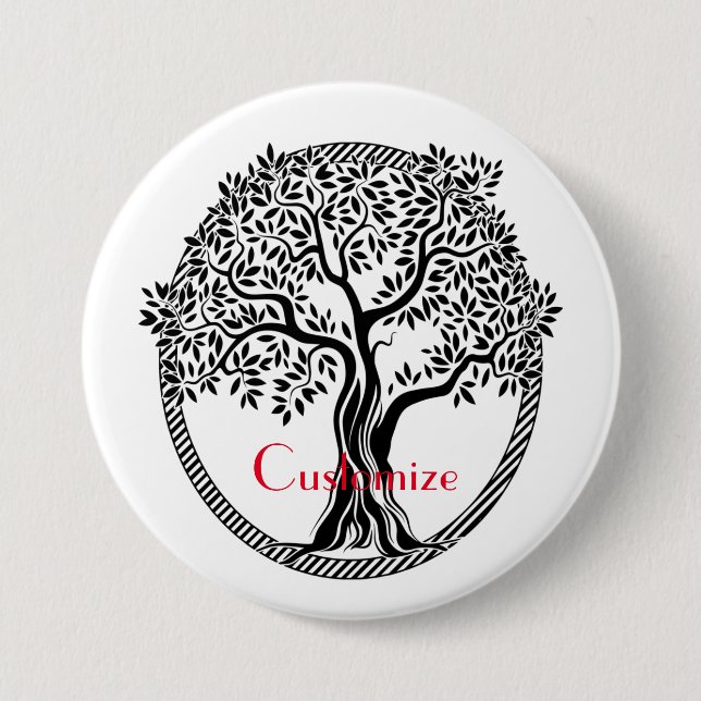 Tree of Life  Thunder_Cove 7.5 Cm Round Badge (Front)