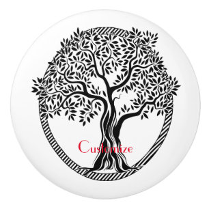 Tree of Life Thunder_Cove Ceramic Knob