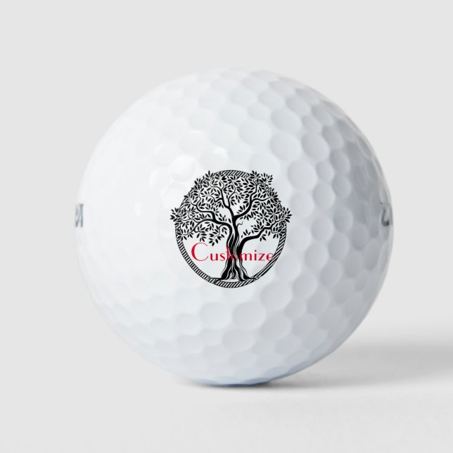 Tree of Life  Thunder_Cove Golf Balls (Front)