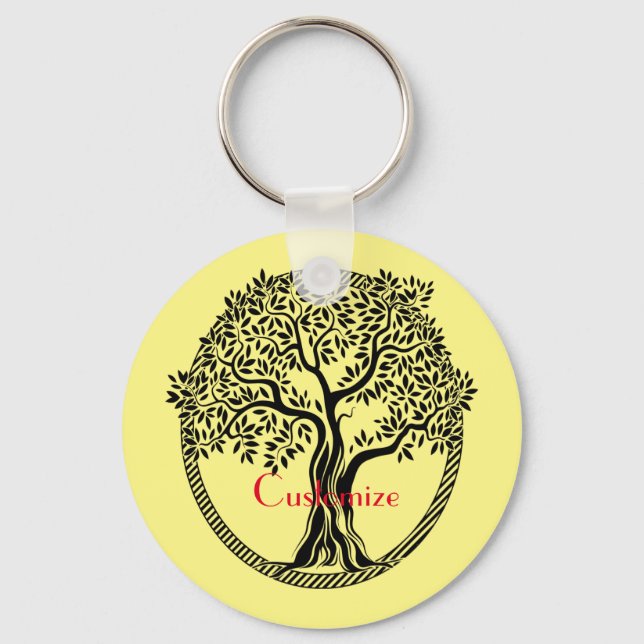 Tree of Life  Thunder_Cove  Key Ring (Front)
